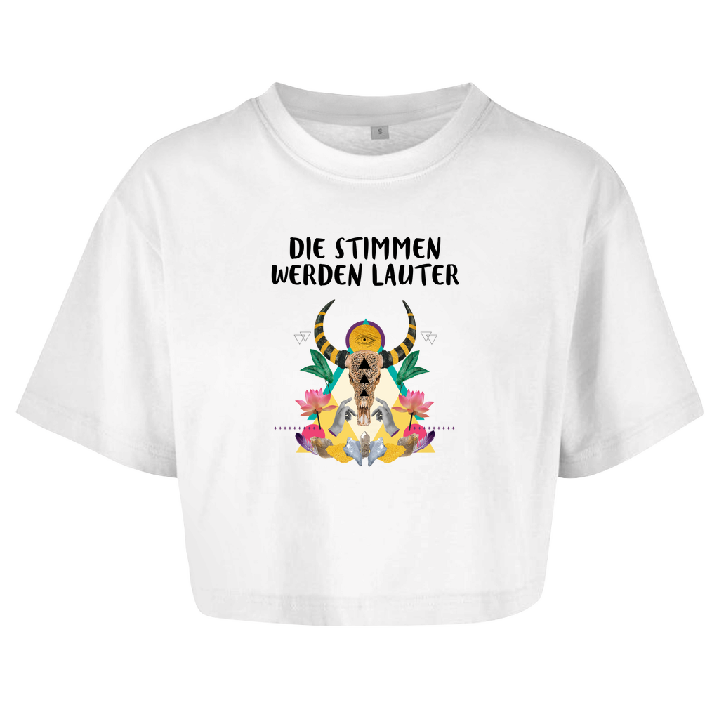 DIE STIMMEN WERDEN LAUTER Crop-Top