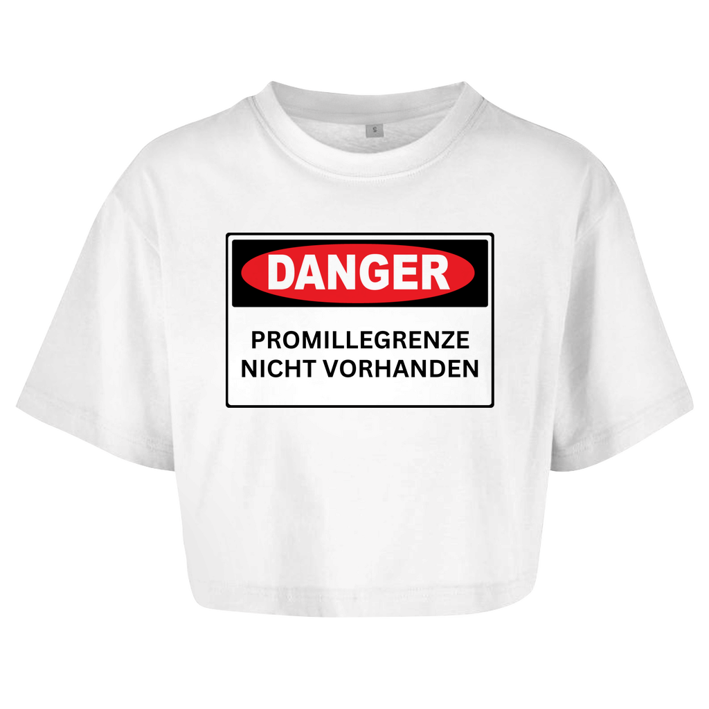 DANGER: PROMILLEGRENZE NICHT VORHANDEN Crop-Top