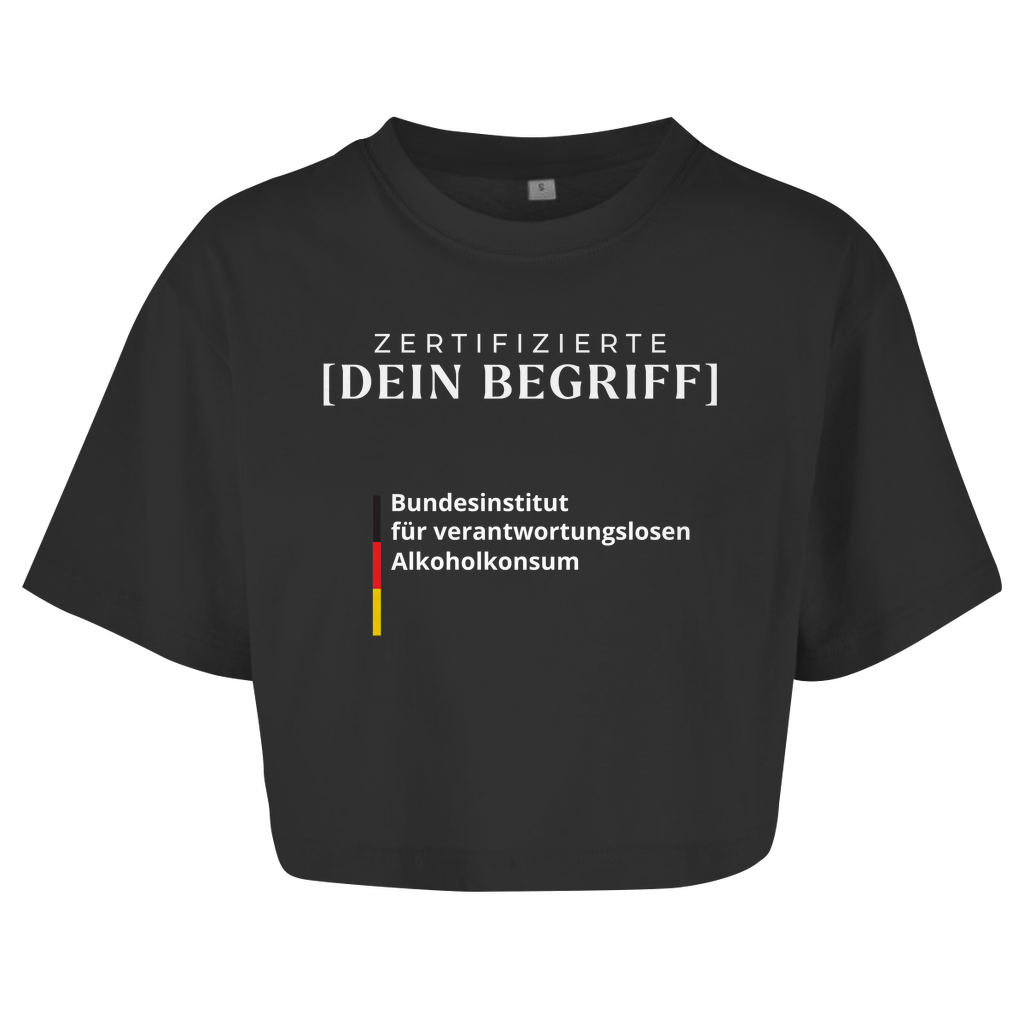 ZERTIFIZIERTE [PERSONALISIERBAR] Crop-Top