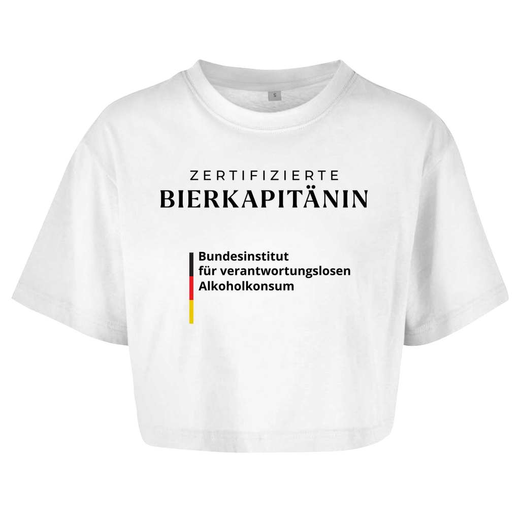 ZERTIFIZIERTE BIERKAPITÄNIN Crop-Top