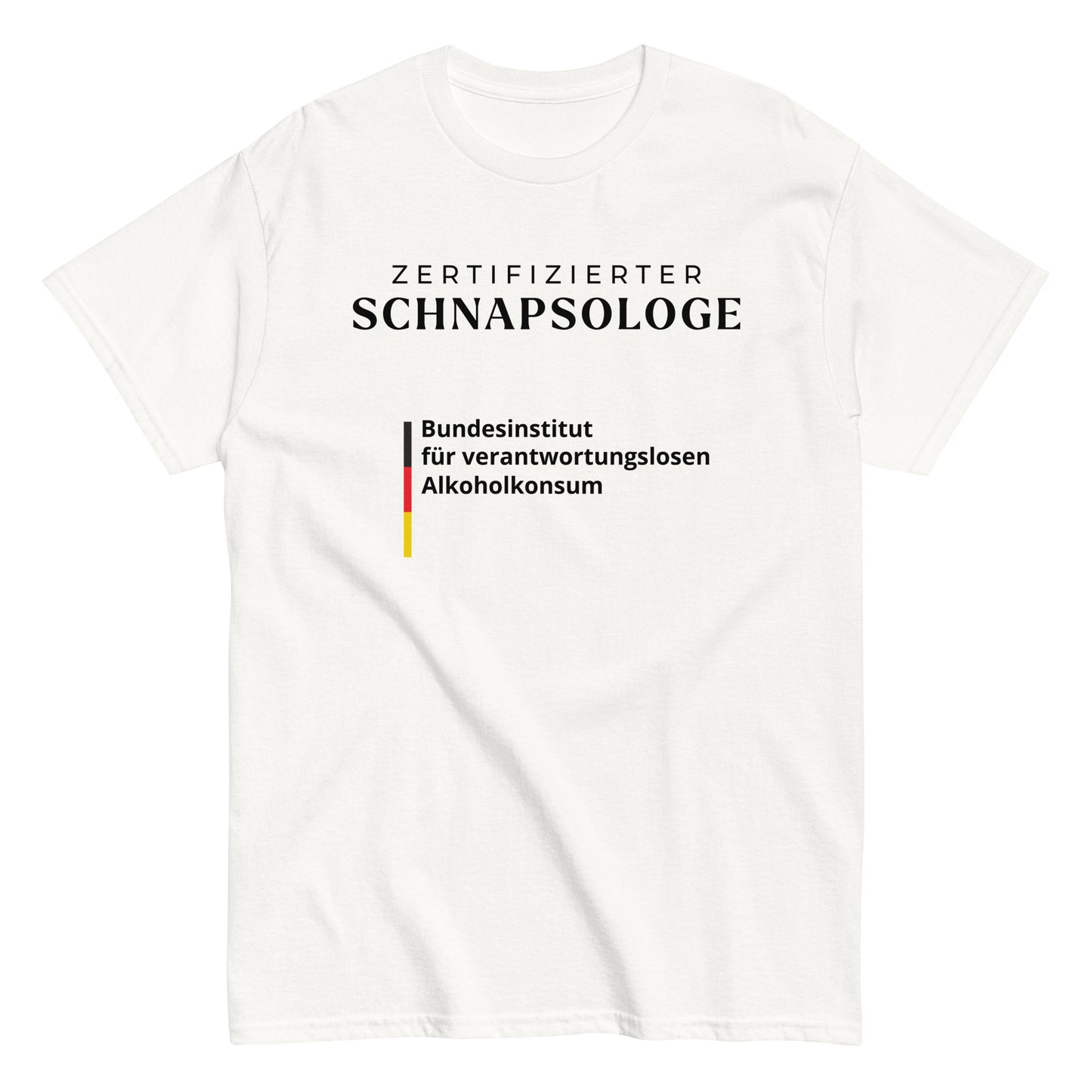 ZERTIFIZIERTER SCHNAPSOLOGE T-Shirt