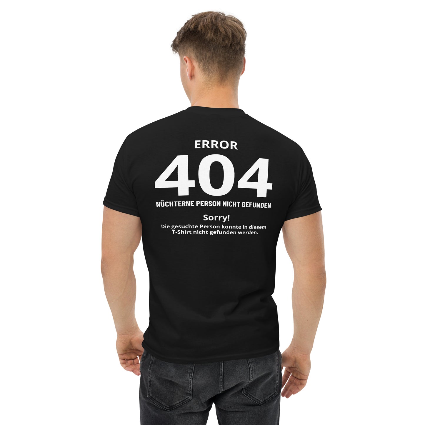 ERROR 404 T-Shirt [BACKPRINT]