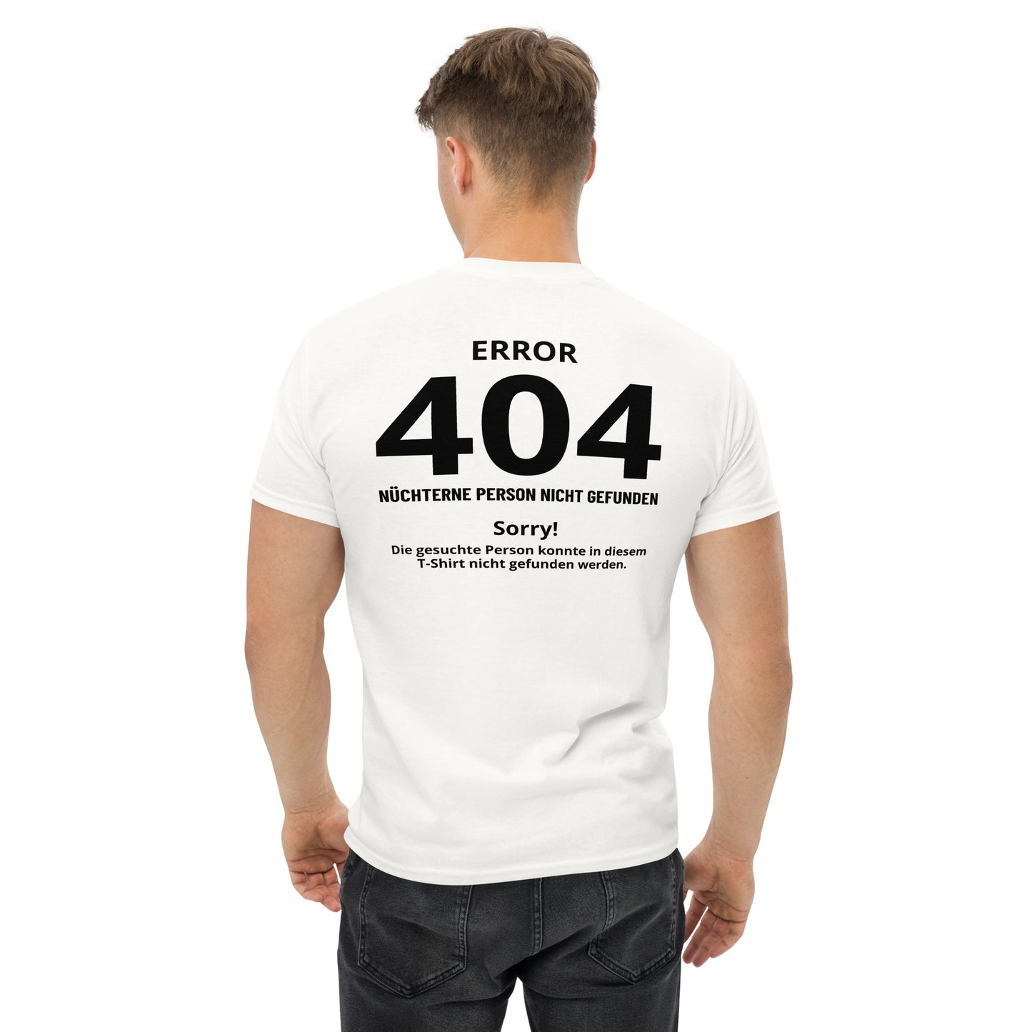 ERROR 404 T-Shirt [BACKPRINT]
