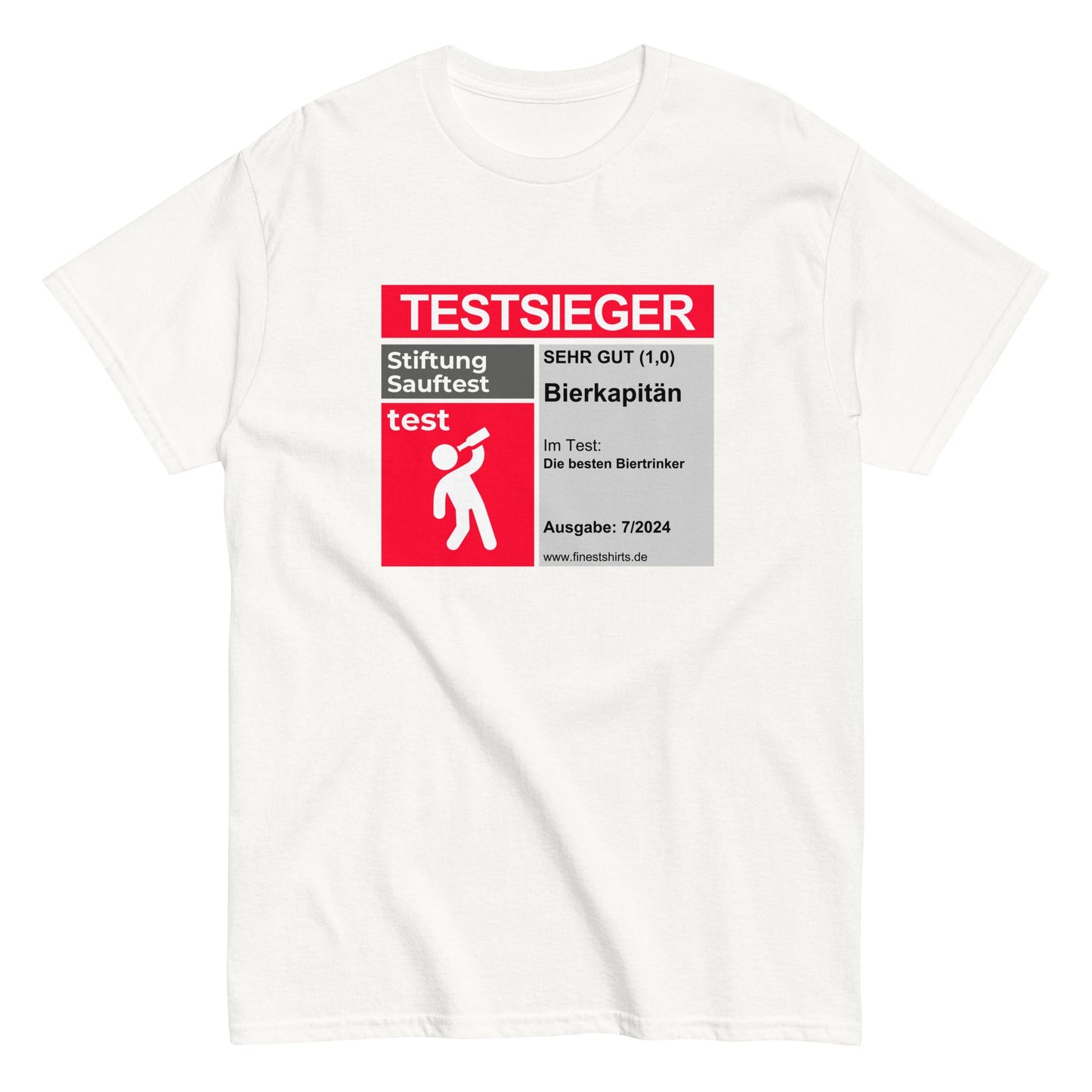 TESTSIEGER Bierkapitän T-Shirt