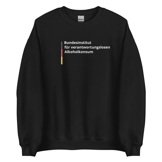 Bundesinstitut für verantwortungslosen Alkoholkonsum Pullover