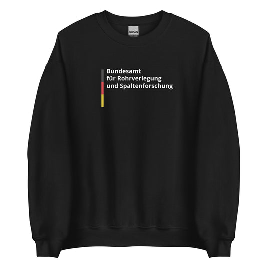 Bundesamt für Rohrverlegung und Spaltenforschung Pullover