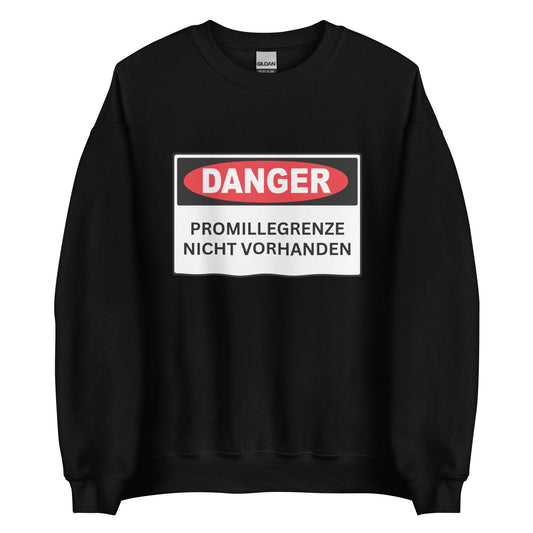 DANGER: PROMILLEGRENZE NICHT VORHANDEN Pullover