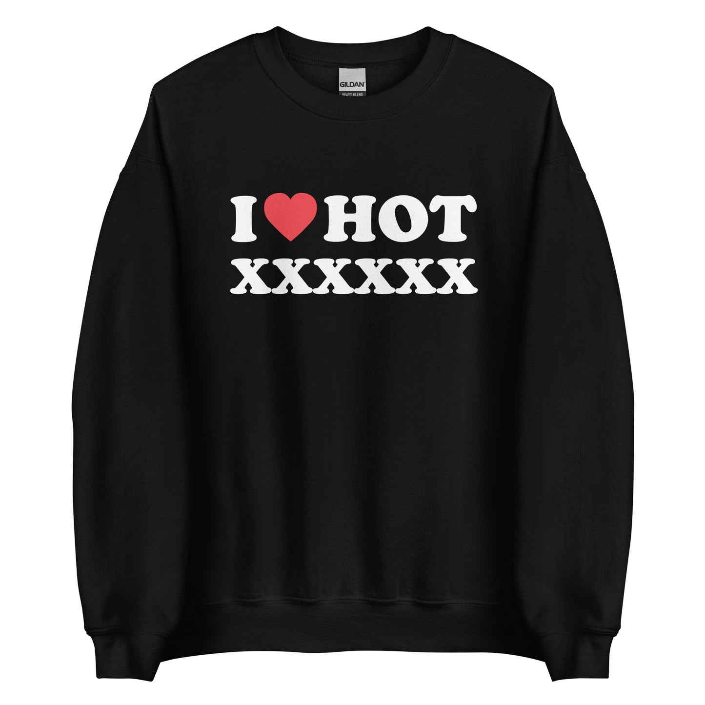 I LOVE HOT [PERSONALISIERBAR] Pullover