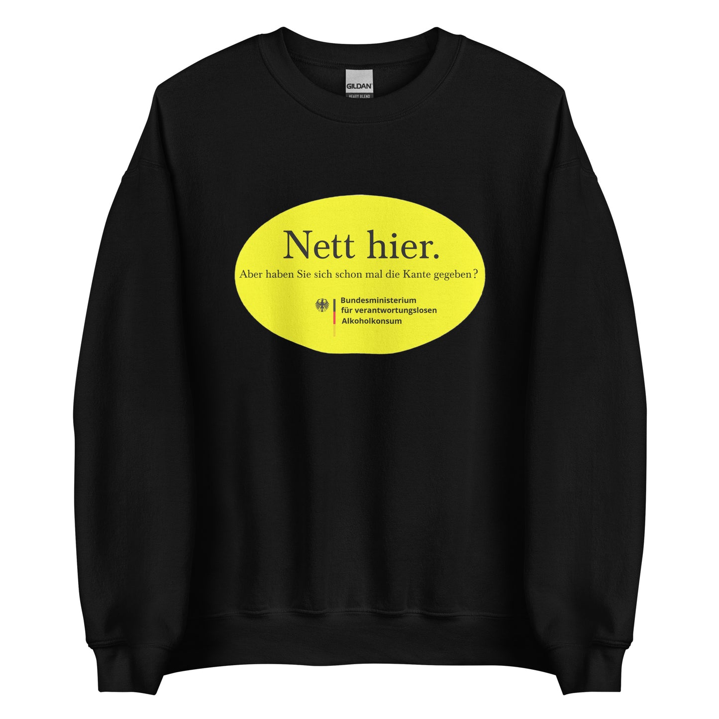 Nett hier. Aber haben Sie sich schon mal die Kante gegeben? Pullover