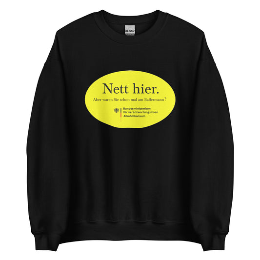 Nett hier. Aber waren Sie schon mal am Ballermann? Pullover