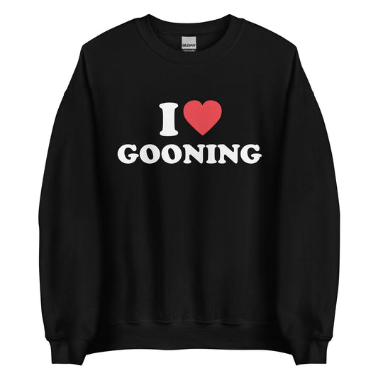 I LOVE GOONING Pullover