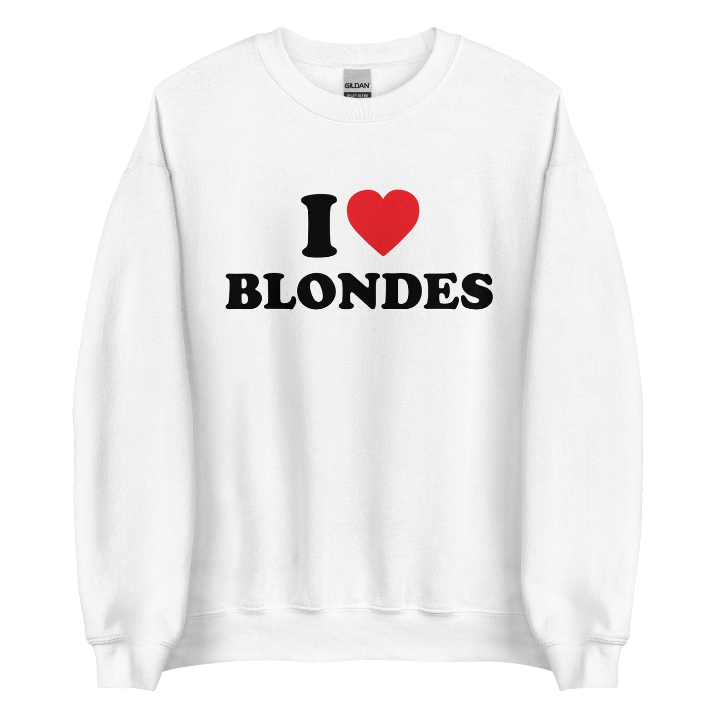 I LOVE BLONDES Pullover