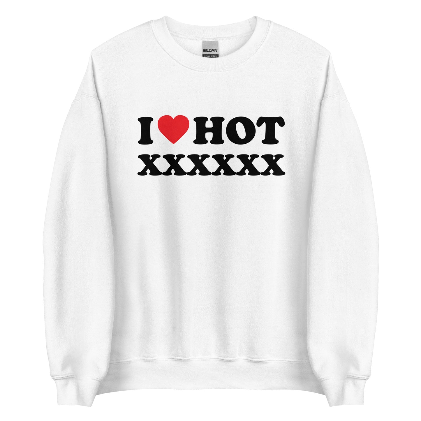 I LOVE HOT [PERSONALISIERBAR] Pullover