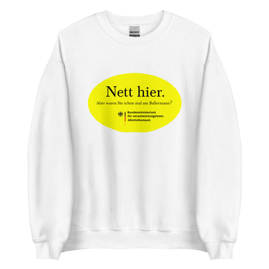 Nett hier. Aber waren Sie schon mal am Ballermann? Pullover